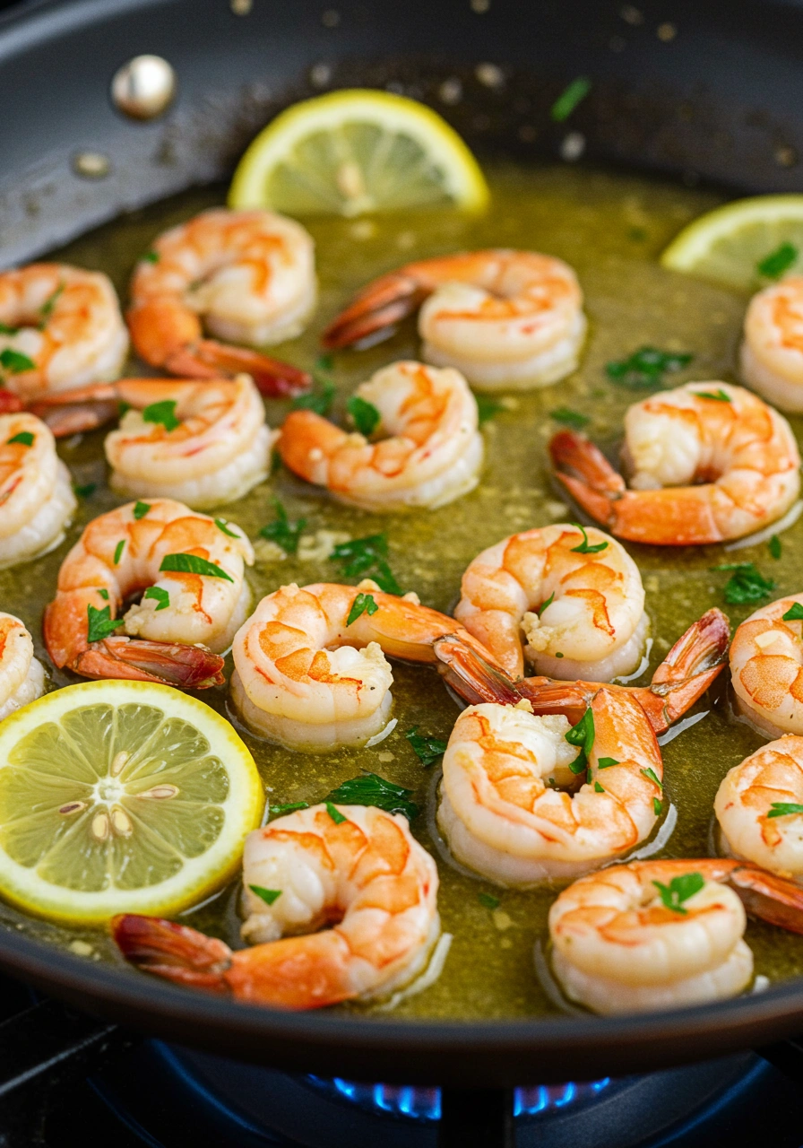 Lemon Garlic Butter Shrimp - secondary view